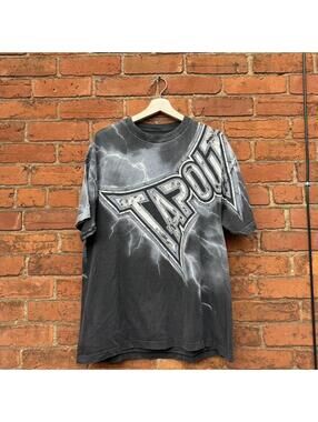 vintage tapout lightning all over print t shirt XL